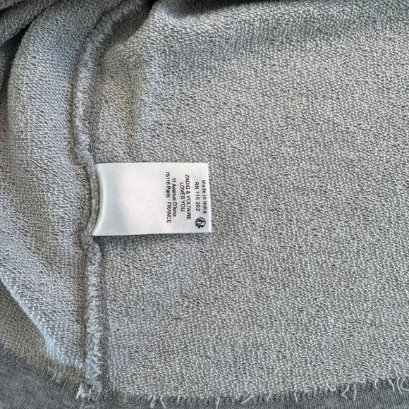 Zadig & Voltaire Heather Gray Skull Sweatshirt - Picture 7 of 8